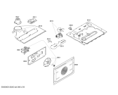 Схема №3 E3422N0 MEGA 3422N с изображением Панель управления для электропечи Bosch 00666974