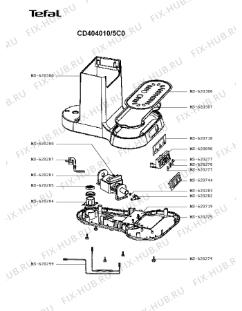 Схема №1 CD4040FR/5C0 с изображением Другое для электрокофемашины Seb MS-620323