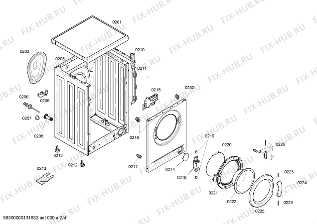 Схема №2 3TS50100A с изображением Силовой модуль для стиральной машины Bosch 00645973