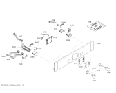 Схема №3 P1HEC89051 с изображением Панель управления для духового шкафа Bosch 00666740