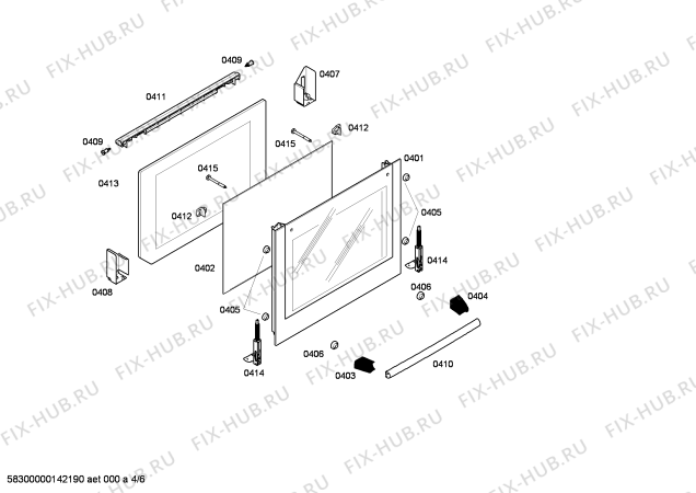 Схема №3 HEN301W0S с изображением Ручка конфорки для плиты (духовки) Bosch 00614971