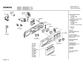 Схема №3 WM20000IE с изображением Инструкция по эксплуатации для стиральной машины Siemens 00517100