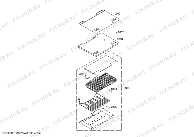 Схема №2 3FFP3760 с изображением Дверь для холодильной камеры Bosch 00246480