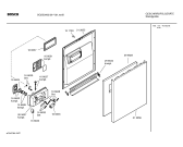 Схема №3 SGS53A62 с изображением Передняя панель для электропосудомоечной машины Bosch 00434718