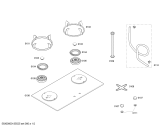 Схема №1 PED7250AX с изображением Рассекатель горелки для электропечи Bosch 00646901