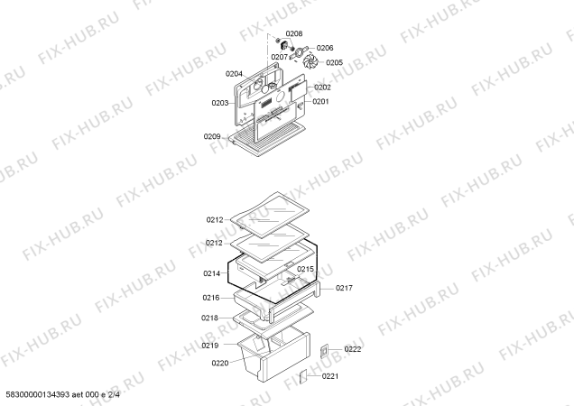 Схема №2 BD7510ANF с изображением Поднос для холодильника Bosch 00671337