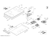 Схема №1 PKN845F17E с изображением Стеклокерамика для плиты (духовки) Bosch 00770030