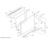 Схема №3 HB33R1240S с изображением Фронтальное стекло для духового шкафа Siemens 00688415