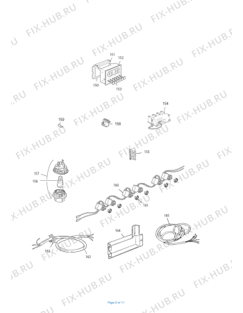 Схема №2 PEMX 166/1 GHIT с изображением Панель для плиты (духовки) DELONGHI 36C1TS1S
