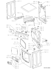 Схема №1 AWZ 8578/1 с изображением Обшивка для сушильной машины Whirlpool 480112100164