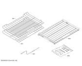 Схема №4 HII8055C с изображением Выдвижной ящик для электропечи Bosch 00775744