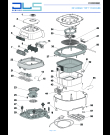 Схема №1 FH2184.BK IDEALFRY с изображением Блок управления для тостера (фритюрницы) DELONGHI 5212510631