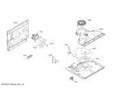 Схема №1 PHSR49250 с изображением Стеклокерамика для электропечи Bosch 00717588