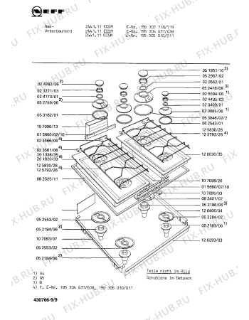 Схема №3 195303736 2092.11NER с изображением Кронштейн подшипника для духового шкафа Bosch 00023566