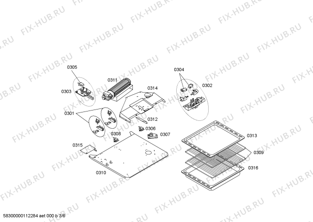 Схема №3 P1C7687XP с изображением Стеклокерамика для плиты (духовки) Bosch 00236538
