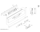 Схема №2 SMI69M05EX ActiveWater Eco с изображением Набор кнопок для посудомойки Bosch 00624622