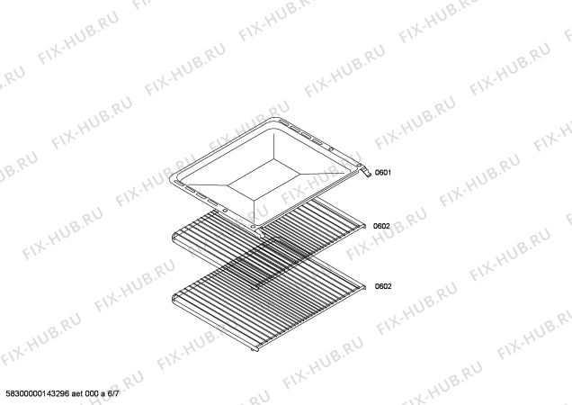 Схема №3 HLN653461F с изображением Стеклокерамика для плиты (духовки) Bosch 00684165