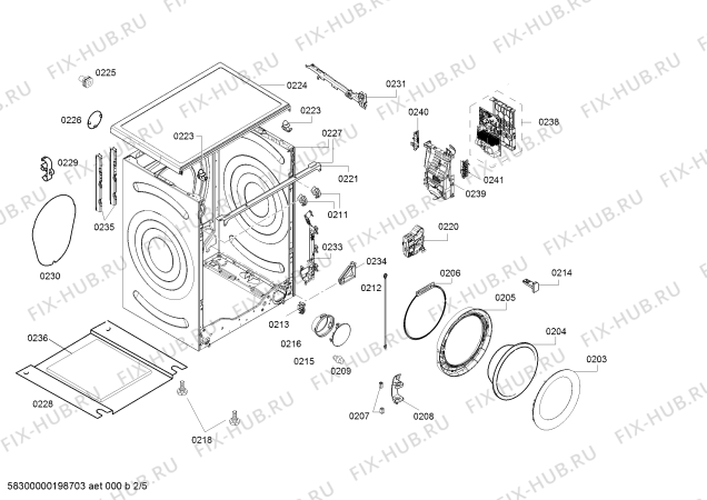 Схема №1 WAT28350GB с изображением Щелочная помпа для стиралки Bosch 00145776
