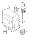 Схема №1 J155EW (F031830) с изображением Шуруп для духового шкафа Indesit C00250837