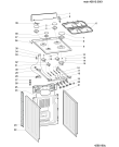 Схема №3 K6G32WG (F033166) с изображением Панель для духового шкафа Indesit C00112374