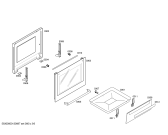 Схема №4 HSV744021N с изображением Фронтальное стекло для плиты (духовки) Bosch 00247685