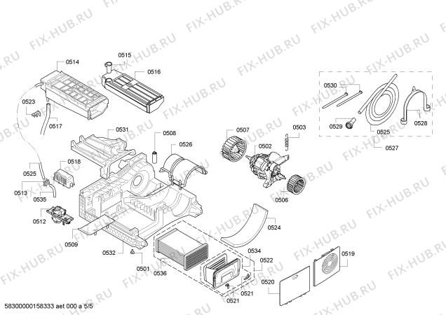 Схема №3 WT46E100GB с изображением Модуль управления для сушилки Bosch 00750640