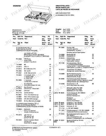 Схема №4 RS3366 с изображением Реле для аудиотехники Siemens 00720299