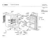Схема №1 0701165591 KTL 1628 с изображением Дверь морозильной камеры для холодильной камеры Bosch 00118619