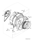 Схема №4 L75480WD с изображением Модуль (плата) для стиралки Aeg 973914605606008