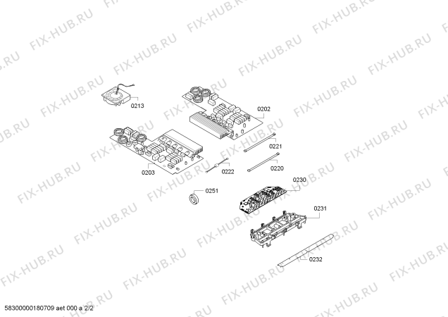 Схема №1 CA438252Y CN.4.IH.80.MUT.21CZ.X.NoF.X.XX с изображением Блок подключения для плиты (духовки) Siemens 00631131