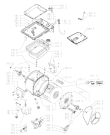 Схема №1 WT61082        (465491, DT350) с изображением Колесо для стиральной машины Gorenje 482188
