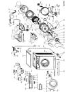 Схема №1 AWG 328/4 с изображением Резервуар для стиралки Whirlpool 481241818248