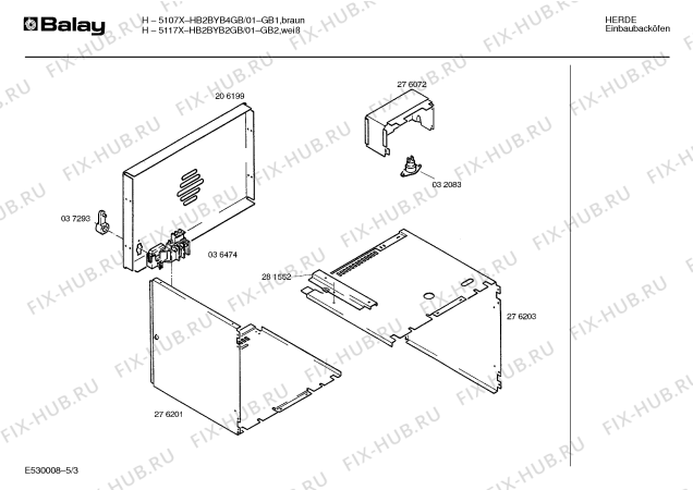 Схема №2 HB2BYB4GB H5107X/02 с изображением Индикатор для духового шкафа Bosch 00034399