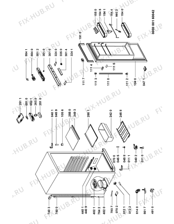 Схема №1 ARC 1738 с изображением Дверца для холодильника Whirlpool 481241619869