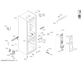 Схема №1 KGN39ML3A Bosch с изображением Дверь для холодильной камеры Bosch 00717490