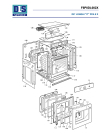 Схема №1 PPA 8X с изображением Теплозащита для духового шкафа DELONGHI 51BF641S.2