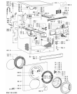 Схема №2 AWO/D 8830 с изображением Обшивка для стиралки Whirlpool 480111100426