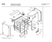 Схема №4 SGV69A13AU с изображением Набор кнопок для посудомойки Bosch 00422199