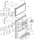 Схема №2 KR260E (177989, HZS2766) с изображением Дверь для холодильной камеры Gorenje 188827