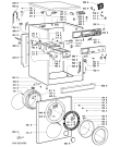 Схема №1 WAS 4540 с изображением Обшивка для стиралки Whirlpool 481245213203
