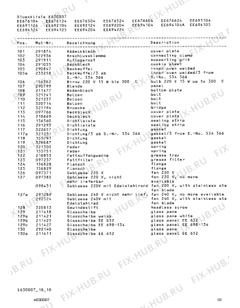Схема №3 EB676604 с изображением Стеклянная полка для плиты (духовки) Bosch 00292014