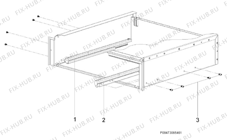 Взрыв-схема микроволновой печи Electrolux PBS1400X - Схема узла Section 2