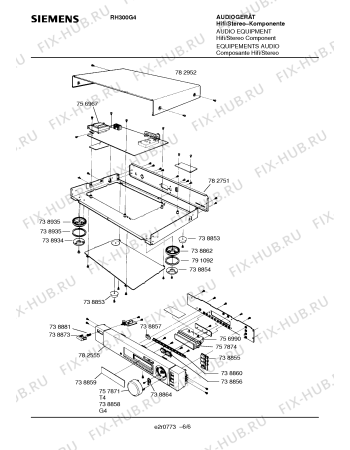 Схема №3 RH300G4 с изображением Триммер для звукотехники Siemens 00738788
