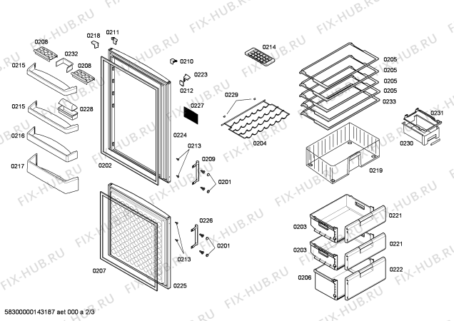 Схема №1 P1KNT3606B с изображением Декоративная рамка для холодильной камеры Bosch 00611352