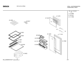 Схема №1 KSV25110GR с изображением Поднос для холодильной камеры Bosch 00441151