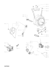 Схема №1 AWOA6122 (F102565) с изображением Обшивка для стиралки Indesit C00480439