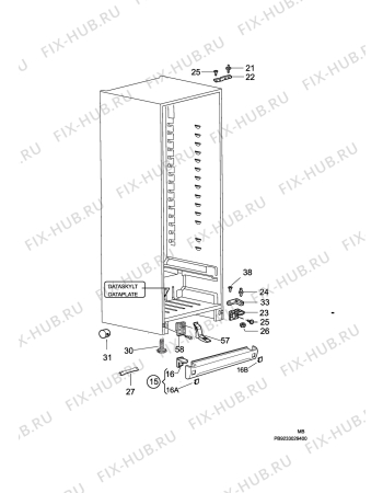 Взрыв-схема холодильника Rosenlew RJKL3850 - Схема узла C10 Cabinet