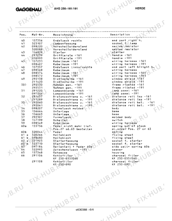Взрыв-схема вытяжки Gaggenau AHS250161 - Схема узла 04
