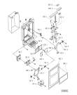 Схема №5 ARG 494/WP с изображением Часть корпуса для холодильника Whirlpool 481944268633