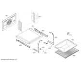 Схема №1 3HB518XF H.BA.NP.C3D.IN.CARRO.FL/.X.E3_COT/ с изображением Панель управления для плиты (духовки) Bosch 00791093